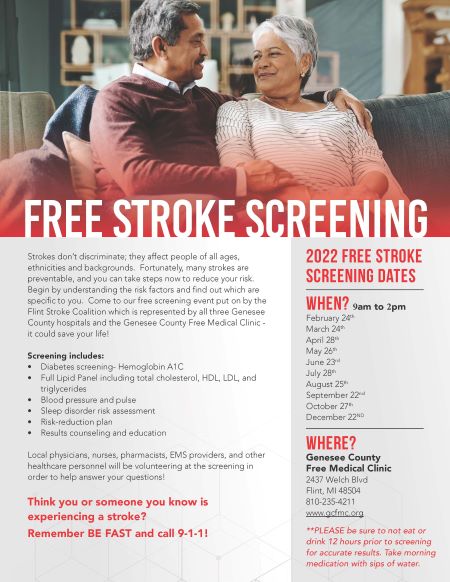 McLaren Flint's Community Connections-Stroke Screenings